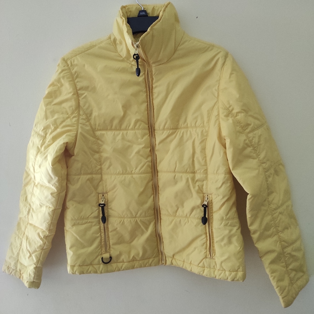 Yellow Puffer coat